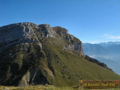 Vue sur Crolles de la Pointe de Pravouta