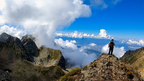 La pointe de la Sitre devant la Charteuse 