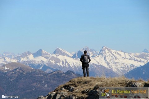 Le Dévoluy depuis les crêtes de Tarsimoure