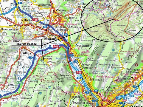 Départ pour la Montagne de Praloubeau depuis Jonchères