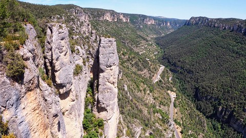 LE ROZIER Gorges du Tarn Cinglegros et Balcon du Vertige